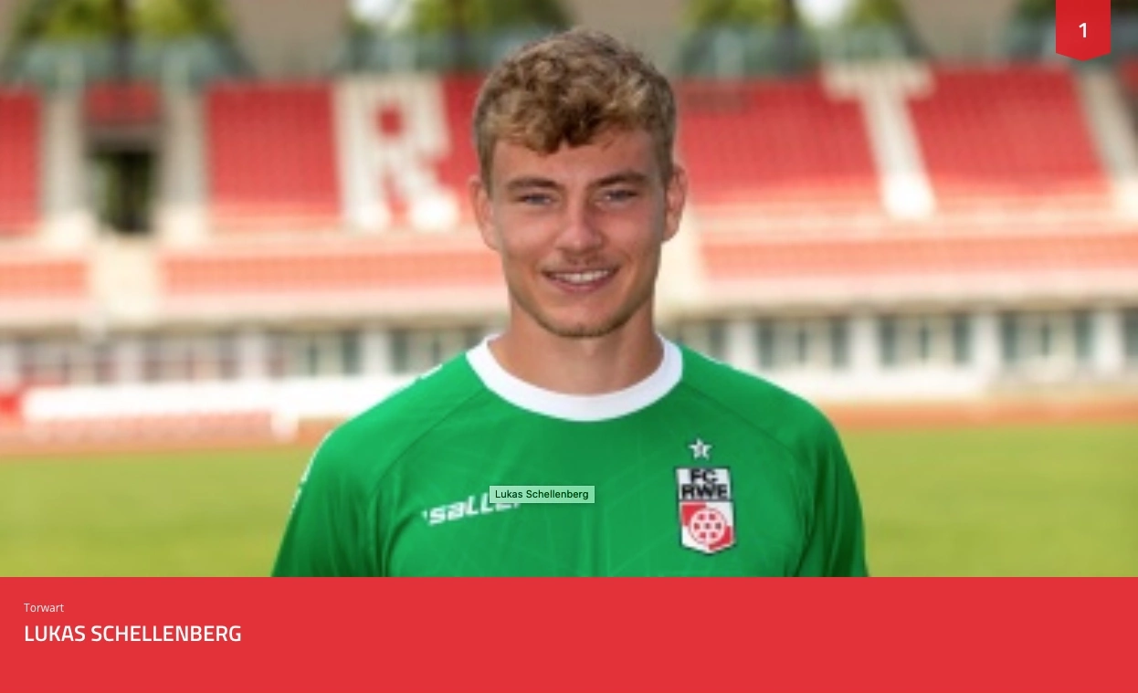 Rot Weiß Erfurt mit Lukas Schellenberg weiterhin auf Erfolgskurs